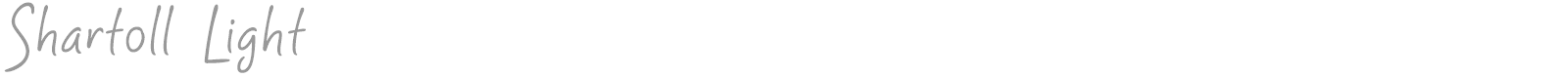 Shartoll Light font preview